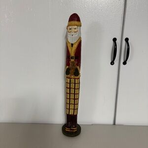 Wooden Folk Art Christmas Santa 20"